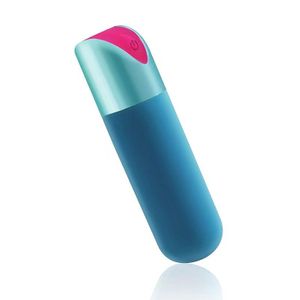 VIBRADOR BULLET COM 10 MODOS DE VIBRAÇÃO RECARREGÁVEL VIA USB