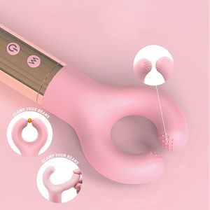 VIBRADOR MASSAGEADOR DE CLITÓRIS DONUTS 9 FUNÇÕES DE VIBRAÇÃO S-HANDE