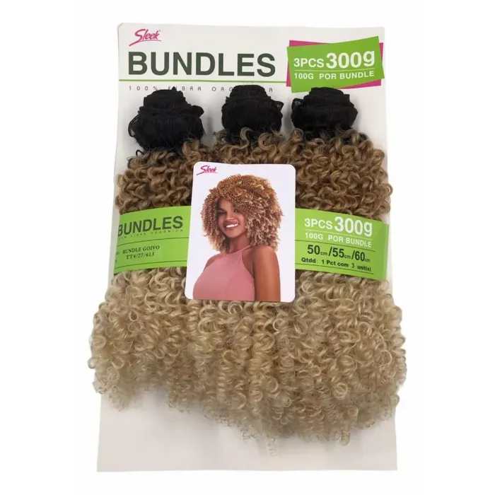 Cabelo Cacheado Organico  Curto 285G Cor TT4/27/613