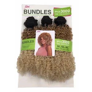 Cabelo Cacheado Organico  Curto 285G Cor TT4/27/613