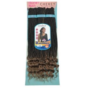 Cabelo Sintético Box Goddess Tranças com Cachos cor T1B/27