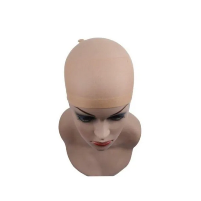 TOUCA WIG CAP COM 2 UNIDADES BEGE