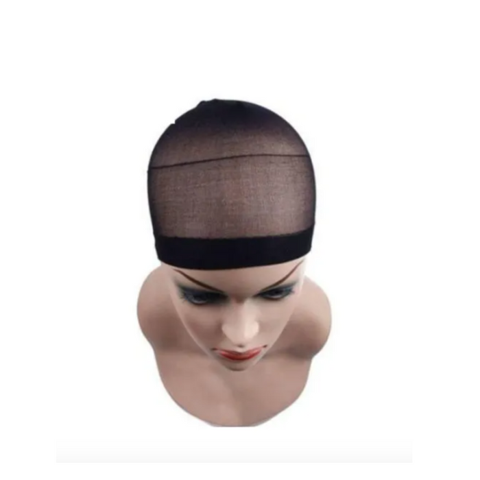 TOUCA WIG CAP COM 2 UNIDADES PRETA