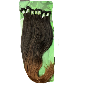 Cabelo orgânico  Daiane Ser Mulher LISO  320gramas Cor  T1b/30