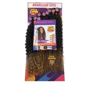 Cabelo Cacheado Bio Fibra Premium Macia Brazilian Idol 375gr MT1B/27