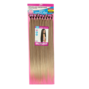 Cabelo Bio Fibra Liso Yaki  Brazilian Virgin Hair Alba T30/613