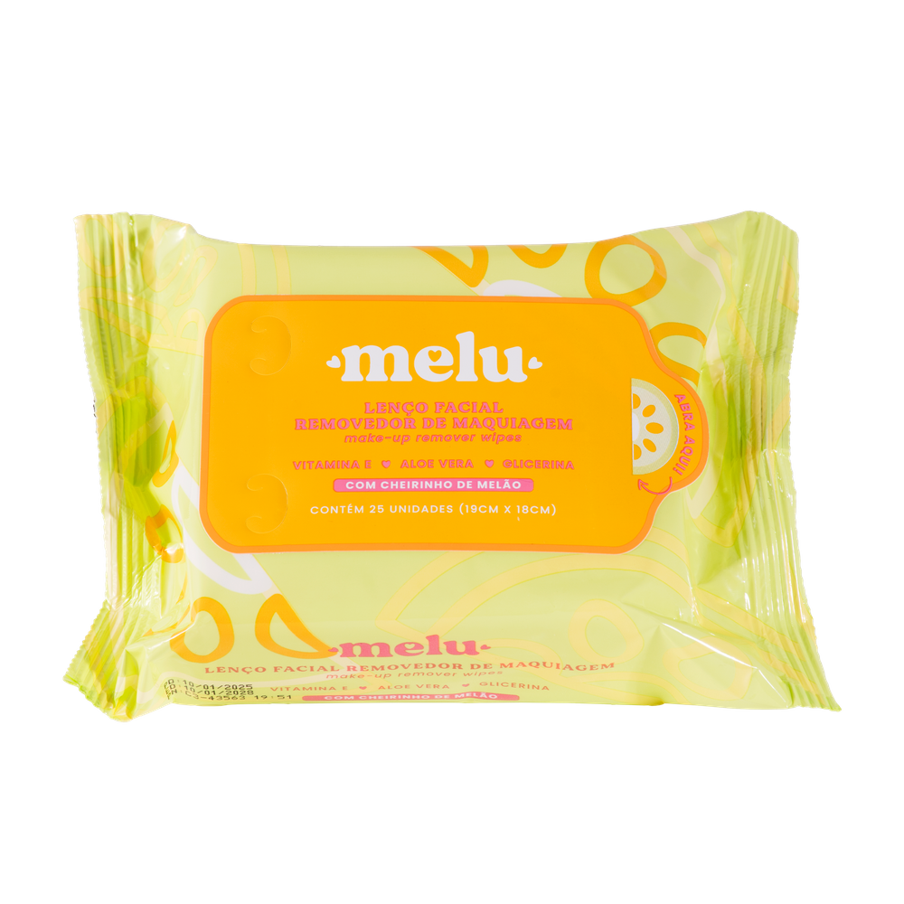 LENÇO FACIAL REMOVEDOR DE MAQUIAGEM RR207 MELU