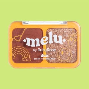 DUO BLUSH + ILUMINADOR 6,85G RR1002-3 NEW RULES MELU RUBYROSE