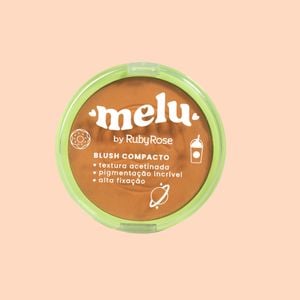 BLUSH COMPACTO MELU RR8712 PUMPKIN RUBYROSE