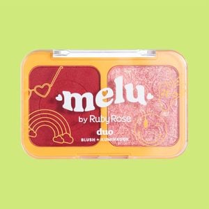 DUO BLUSH + ILUMINADOR 6,85G RR1002-1 GARDEN MELU RUBYROSE