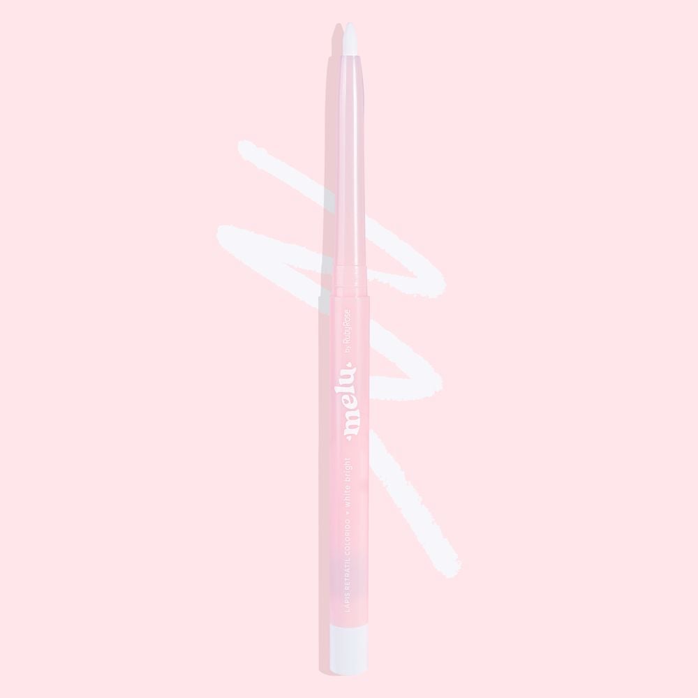 LAPIS DE OLHOS COLORIDO BRANCO RR20563 MELU RUBYROSE