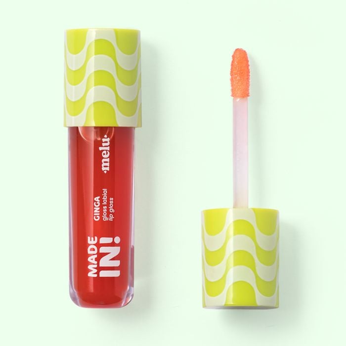 GLOSS LABIAL GINGA BOROGODÓ  MADE IN RRL6405-4 MELU RUBY ROSE