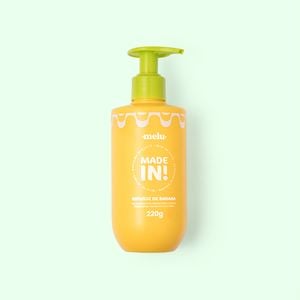 LOÇÃO HIDRATANTE DESODORANTE CORPORAL MOUSSE DE BANANA -MADE IN RRB5003 - MELU