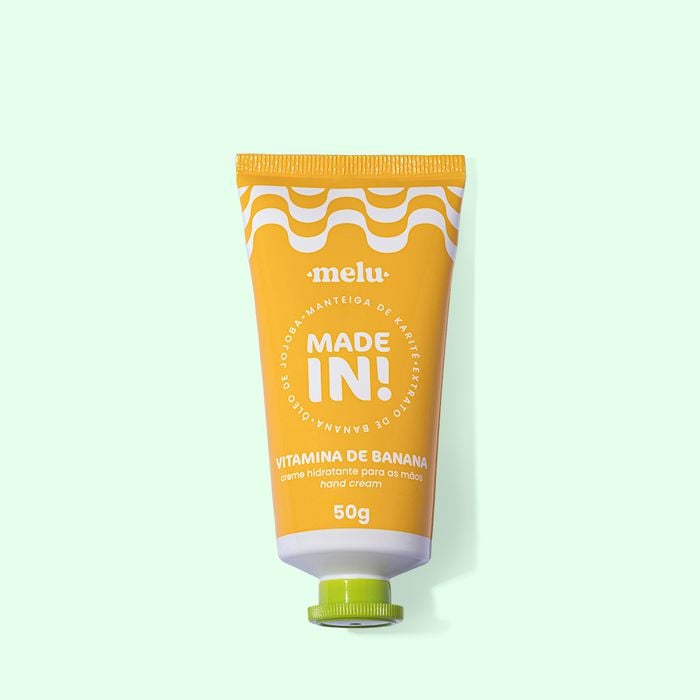 CREME HIDRATANTE PARA AS MÃOS VITAMINA DE BANANA MADE IN- RRB5004 MELU