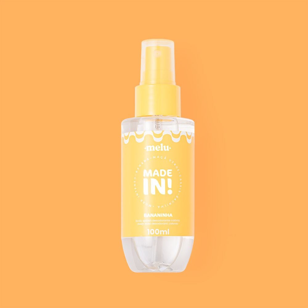 BODY SPLASH DESODORANTE COLÔNIA BANANINHA MADE IN - RRB5301 - MELU
