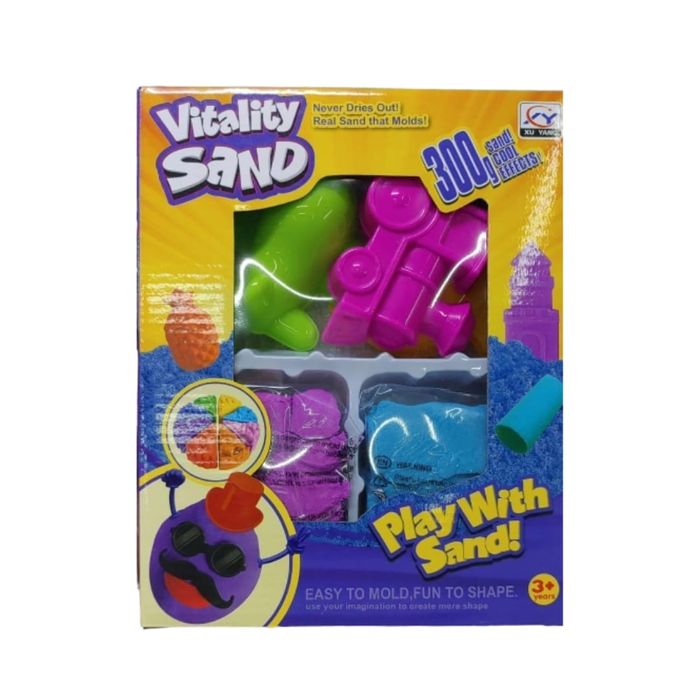 Vitality Sand Areia de Modelar Mágica 300g - Samba Toys