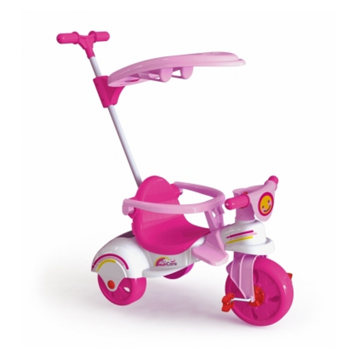 Triciclo Multi Care 3 em 1 - Menina - Xalingo