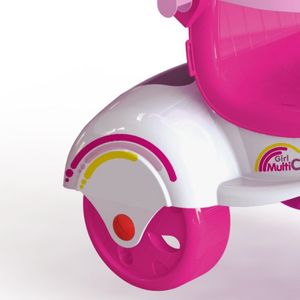 Triciclo Multi Care 3 em 1 - Menina - Xalingo