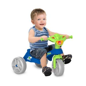 Triciclo Infantil Mototico Azul Passeio e Pedal - Bandeirante