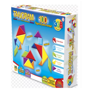 Tangram 100 Figuras para Montar  Ref 1076 GGB BRINQUEDOS