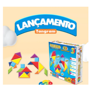 Tangram 100 Figuras para Montar  Ref 1076 GGB BRINQUEDOS