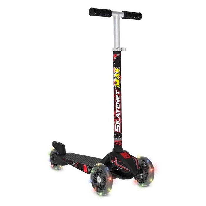 Patinete Skatent Max Led Black Bandeirante.