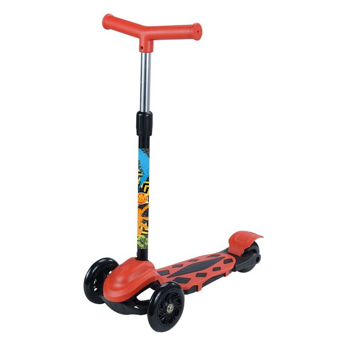 Patinete Infantil Ajustável Radical Power Vermelho Até 40kg - DM TOYS