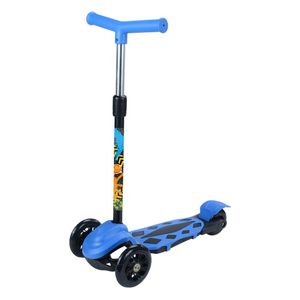 Patinete Infantil Ajustável Radical Power Azul Até 40kg - DM TOYS