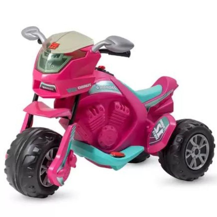 Moto Thunder Elétrica 12v Pink 2773 Bandeirante.