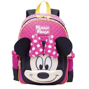 Mochila Escolar De Costas Infantil Minnie Pequena 3D - Sestini - Ref 065297-00