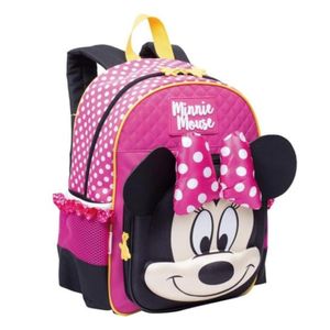 Mochila Escolar De Costas Infantil Minnie Pequena 3D - Sestini - Ref 065297-00