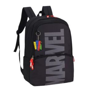 Mochila Costas Escolar Juvenil Refor‡ada Marvel Avengers com Chaveiro - Ref MS47008AG-PT