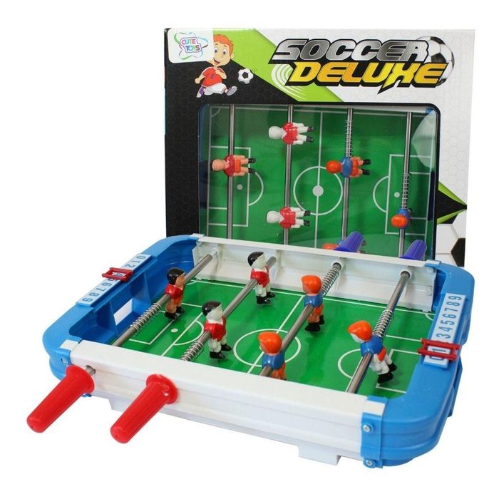 Mini Pebolim Totó Futebol De Mesa Soccer Deluxe - cute toys