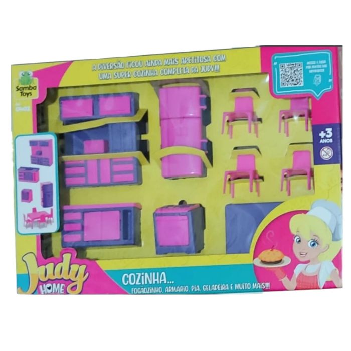 Mini Cozinha Com Acessórios Judy Home - Samba Toys