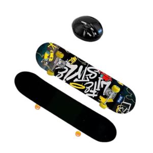 Kit Skate Letras Divertido Unissex Com Todos Acessórios