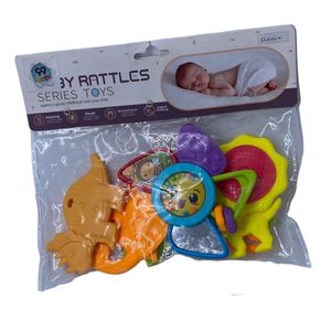 Kit Mordedor Baby Rattles Series Toys - 99 Toys