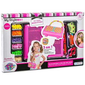 Kit Miçangas com Maleta My Style DIY Hand Bag Beads Multikids - BR1273