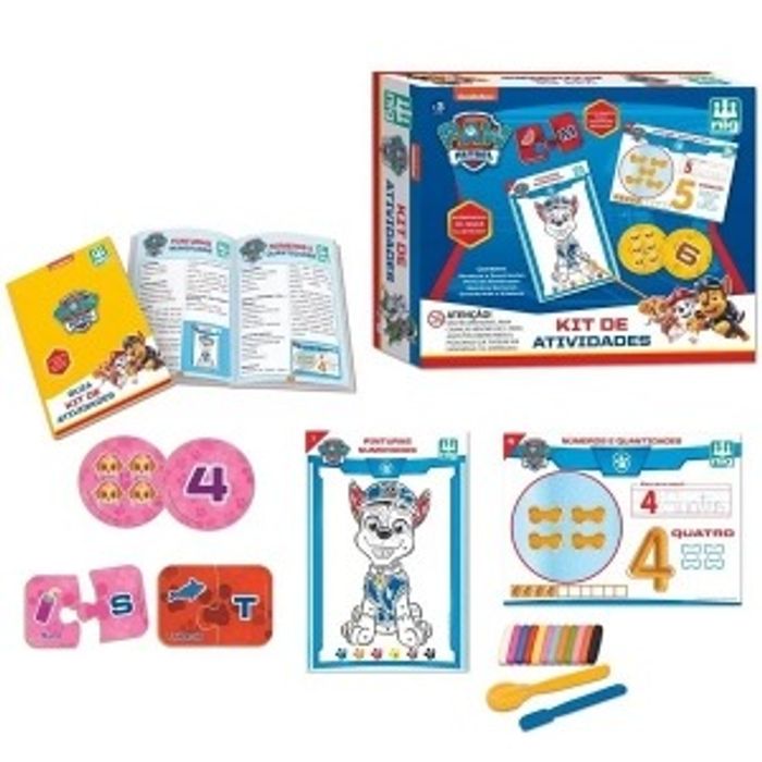 Kit De Atividades Patrulha Canina - Ref 0688 Nig Brinquedos