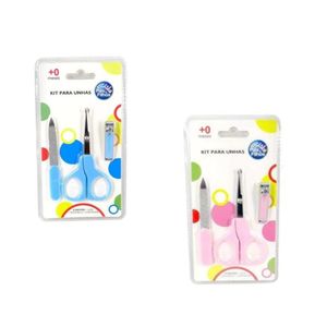 Kit Cortar Unhas Bebê Infantil 3 Itens Criança Cortador - Pais & Filhos