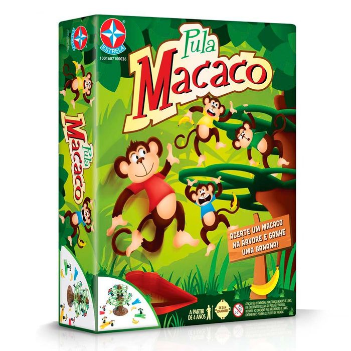 Jogo Infantil Pula Macaco  - Estrela