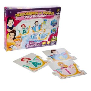 Jogo Educativo Princesa Disney Descobrindo as Vogais - Ref 2024 - Mimo Brinquedos