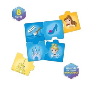 Jogo Educativo Princesa Disney Agrupando as Cores - Ref 2020 - Mimo Brinquedos