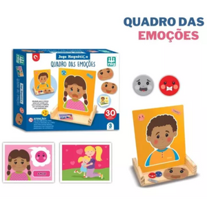 Jogo Educativo Pedagógico Quadro Das Emoções - Ref 0465 Nig Brinquedos