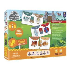 Jogo Educativo das Letras Jurassic Park - Ref 2049 - Mimo Brinquedos