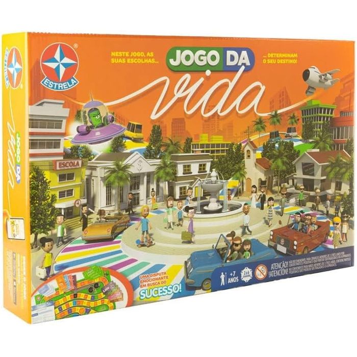 Jogo de tabuleiro brinquedo Jogo Da Vida - Estrela