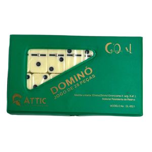 Jogo de Dominó em Resina 28 peças -  Attic