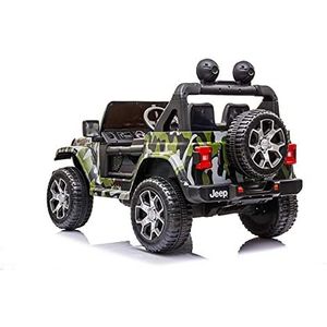 Jepp Wrangler Camuflado R/C Elétrico 12V Bandeirante.