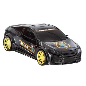 Carro e Moto Police Set na Caixa - Ref 306 - Bs Toys