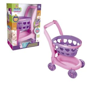 Carrinho Supermercado Cestinha Compras Infantil - Ref 7895 - Zucatoys