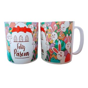 Caneca Plástica Páscoa Sortidas 350ml